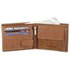 Cartera de cuero con protección RFID para hombres