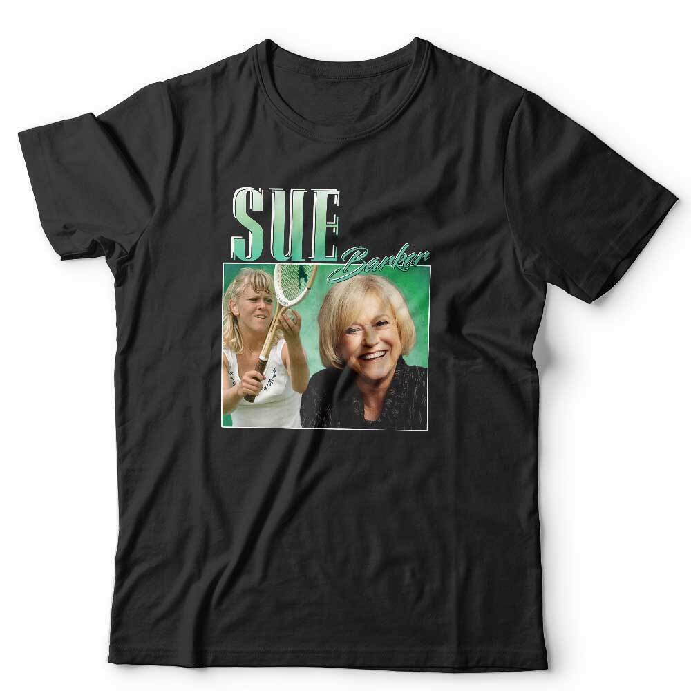 Sue Barker Tshirt Appreciation Unisex Homage Wimbledon Stag or Hen Funny Tennis