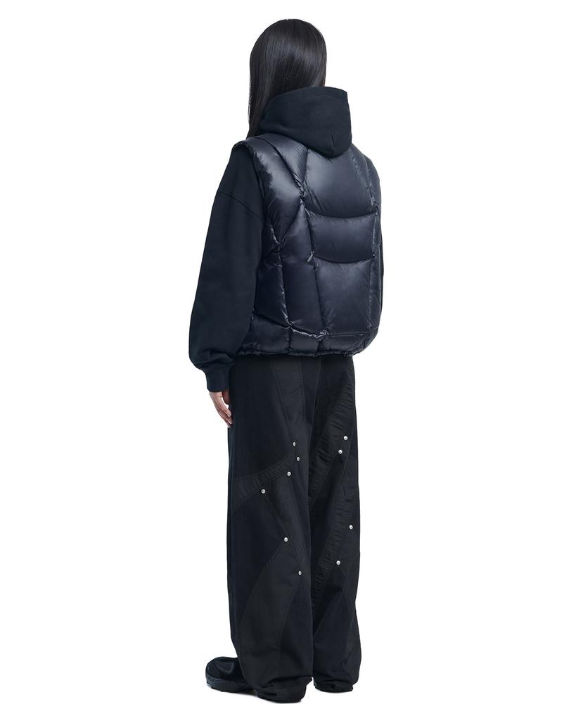 Nomanual Parabola Duck Down Vest - Glossy Black