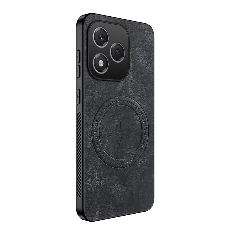 For Honor 400 Lite Leather Exquisite Phone Case For Honor 400 Lite Magnetic Silicone Bumper Shockproof Cover For Honor 400 Lite