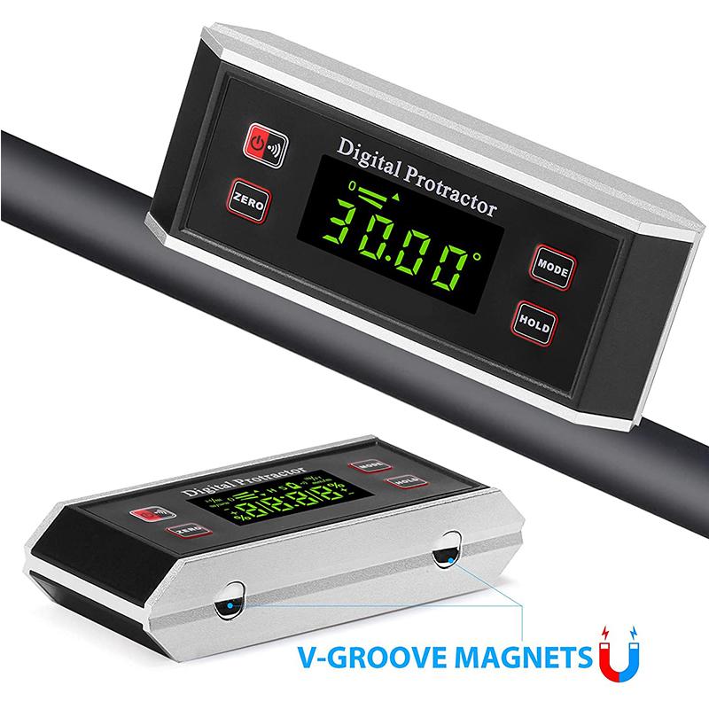 

6inch IP54 Aluminum Alloy Digital Level Box Electronic Angle Gauge Protractor Angle Finder Bevel Gauge With Magnetic Base