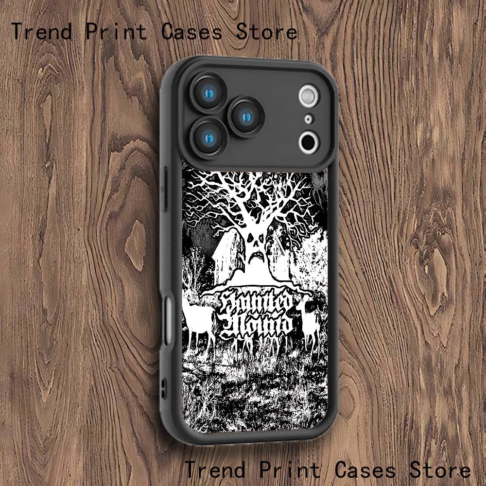 

Чехол для телефона S-Sematary H-Haunted Mound Для iPhone 17,16,15,14,13,12,11,Pro,Max,Plus,X,XS,SE4,E,Mini Черный Утолщенный край Чехол iPhone 16se4 16e