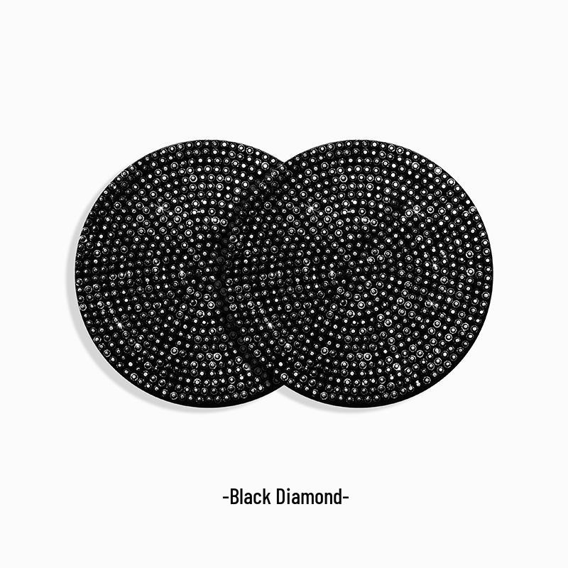 Podložka pod nápoj do auta s kamínky a krystaly: Protiskluzová, vodotěsná silikonová podložka pro izolaci hrnků