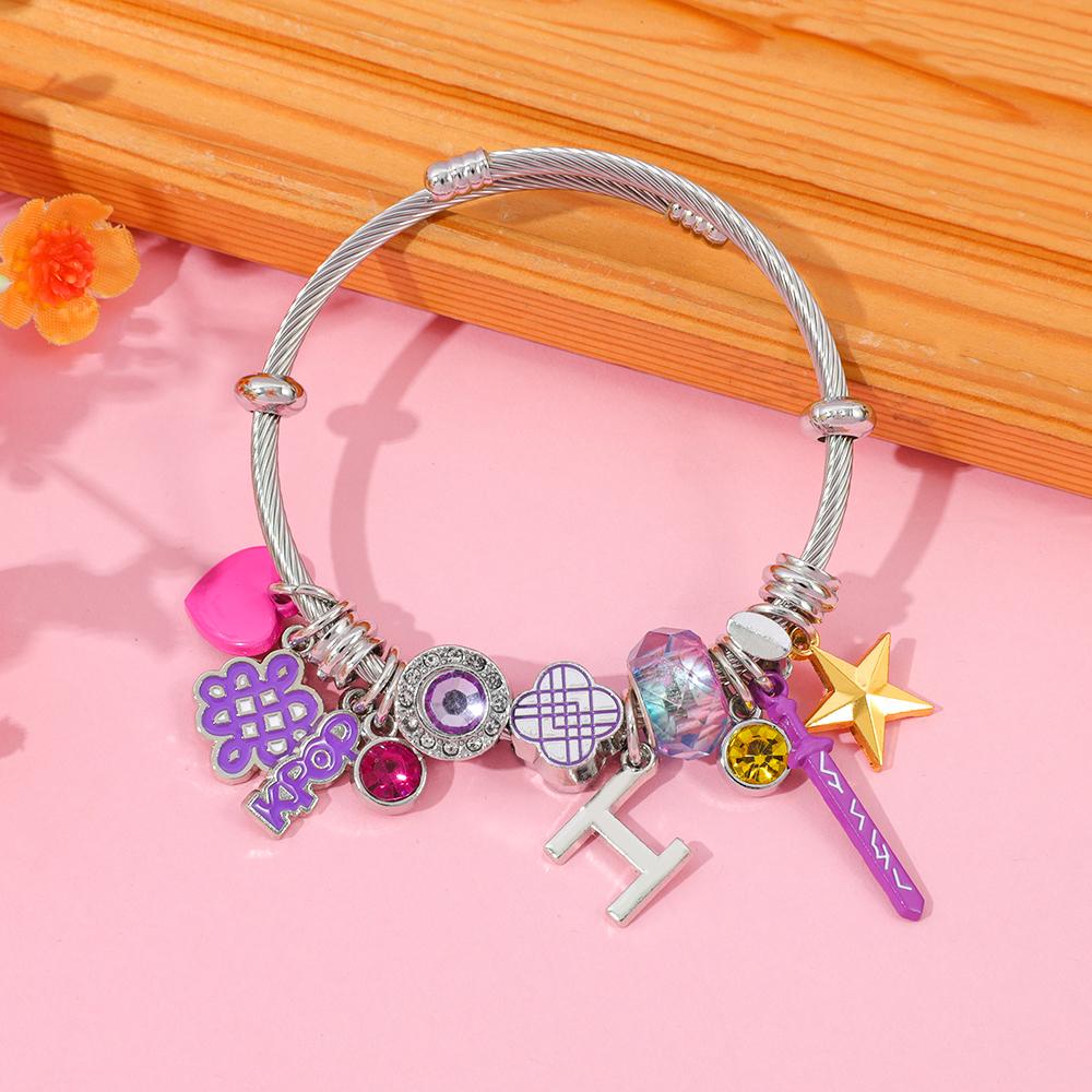 Bracelet Rumi Zoey Mira Crow Tiger Cartoon Anime Bracelet Girl Cute Fashion Accessories Ideal Valentine's Day Gift