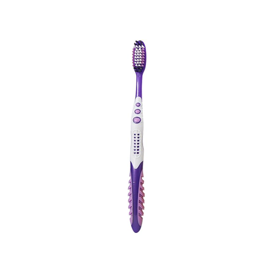 Random shipment 1/4/12pcs manual hard hair toothbrush for efficient oral cleaning, individually packaged for adults