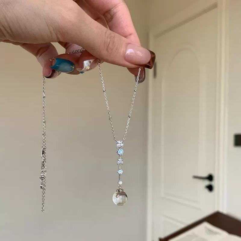 Titanium Steel Non-fading Small Waist Necklace Women's Summer Niche Design Accessories Collarbone Chain Pendant