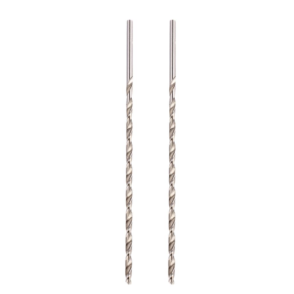 2pcs/5pcs 200mm Length Extra Long Drill Bits 5mm Diameter Straight Shank Drill Bits  For Woodwork