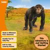 Schleich Wildlife Chimpanzee Ages Realistic Animal Toy 14883 Figure, 3+,