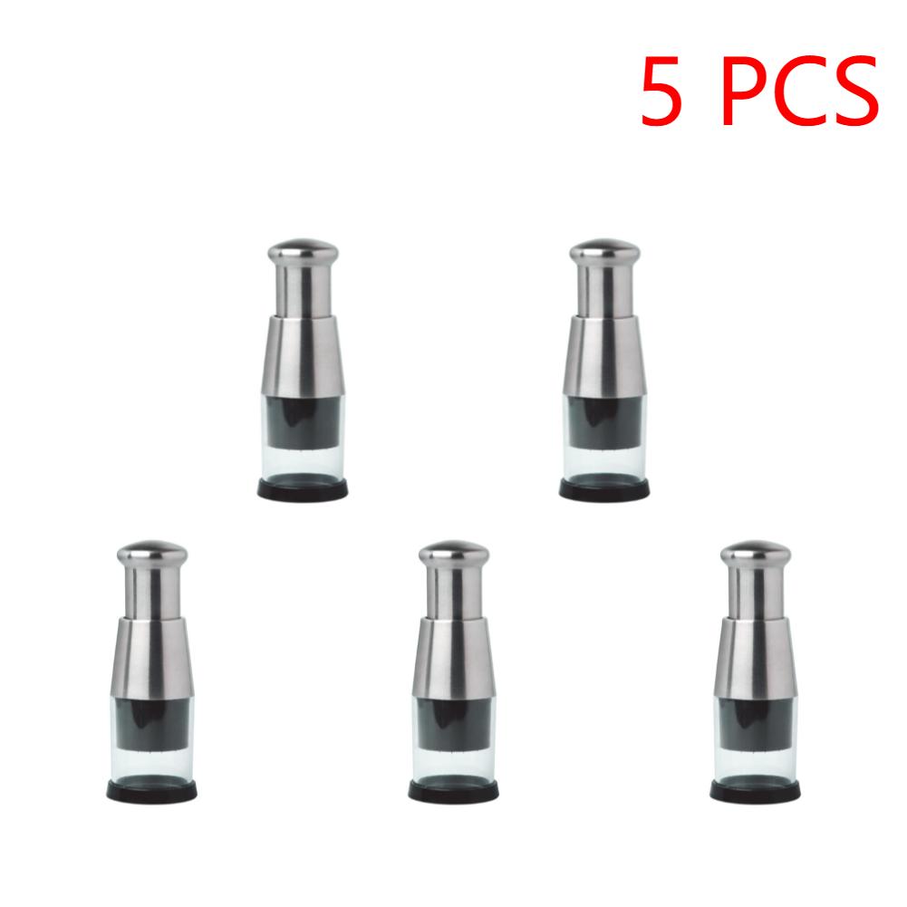 Stainless Steel Manual Hand Chopper Kitchen Tool Vegetable Chopper Mini Garlic Mincer for Garlic Ginger Nuts Food Crusher Cutter