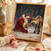 Christmas Painting for Holiday Home Wall Decor and Gift Giving
