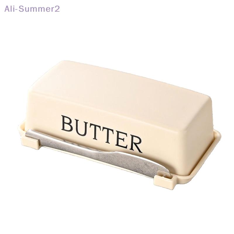 Butter Cheese Storage Box Butter Cutter Box With Lid And Knife Countertop Butter Keeper For Refrigerator Kitchen