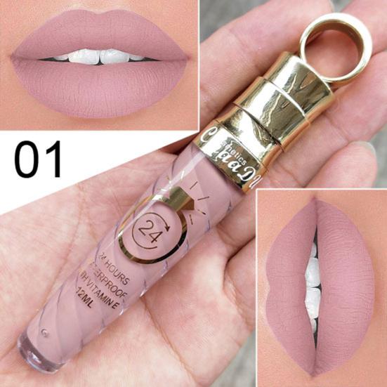 Lip Tint Gloss Tekutá rtěnka Voděodolný hydratační make-up