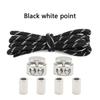 1Pair Lock Shoe laces Without ties Metal Buckle Laces Round Elastic Laces Sneakers Kids Adult No Tie Shoelaces Shoes Accessories
