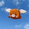 12cm Kawaii Tail Wagging Cat Dog Dinosaur Raccoon Plush Toys That Wag Their Tails By Pulling On A String Without Using Batteries