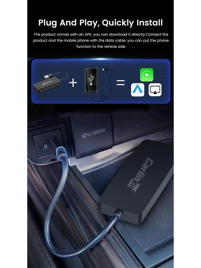 Android Auto CarPlay USB Module for Screen Projection