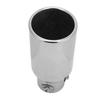 Car Exhaust Tip 60x89mm Stainless Steel Silver Mirror Polished Round Universal for Automobiles