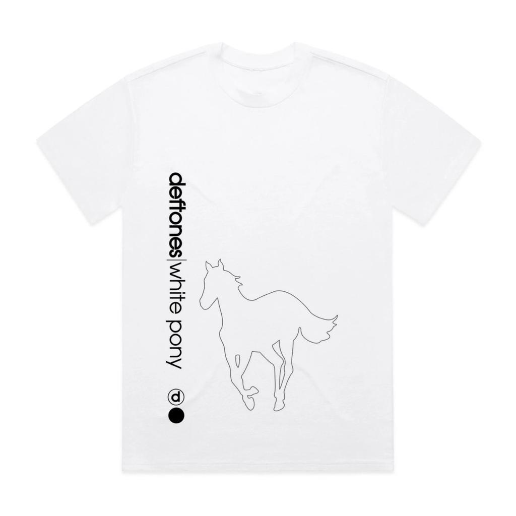DEFTONES WHITE PONY T-SHIRT UNISEX MERCHANDISE