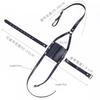 Aisile Adult Black Harness Anti-Vomiting Silicone Mouth Gag