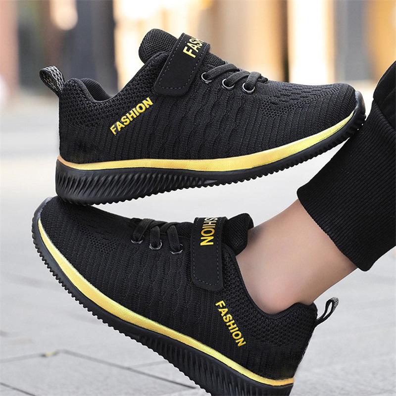 Autumn Mesh Kids Running Shoes Lightweight Breathable Outdoor Sneakers Boys Girls Athletic Footwear