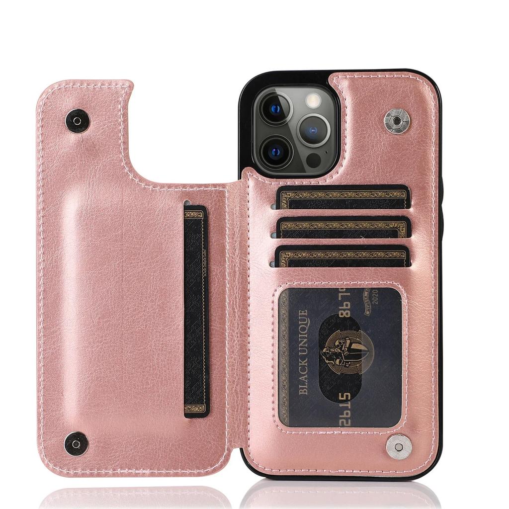 Flip Leather Wallet Phone Case for Aplle iPhone XS XR 11 12 13 14 15 16e 16 Pro Max Plus with Card Holder Kickstand