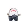 Entzückender Plüschhai-Schlüsselanhänger Niedlicher Taschenanhänger Weiche Stofftierpuppe 12cm