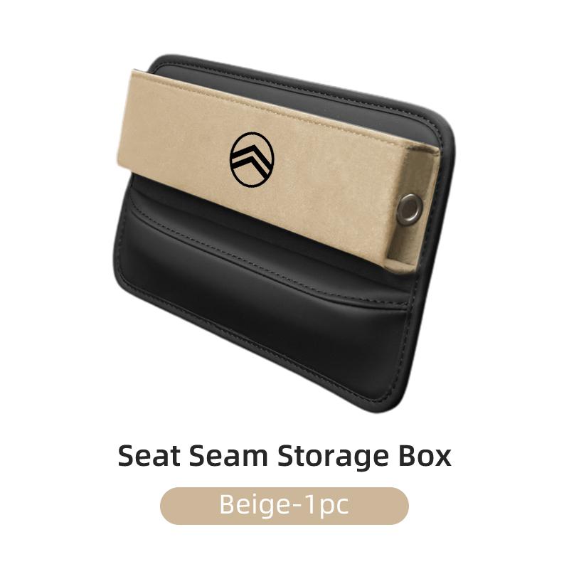 Car Gap Storage Box Suede Leather For Citroen C4 C3 C5 C1 C2 Berlingo Celysee Cactus Picasso Aircross Saxo Grand