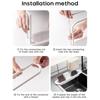 Kitchen Telescopic Sink Drain Rack Sink Dish Towels Soap Sponge Storage Basket
