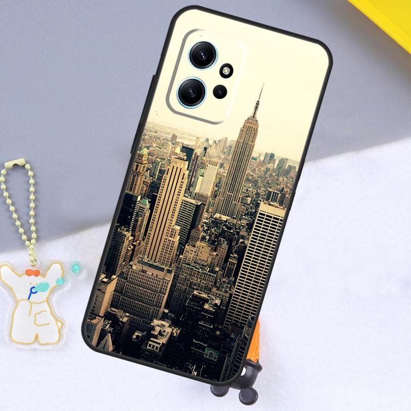 New York City Case For Xiaomi Redmi Note 12 9 10 11 Pro 12S 9S 10S 11S Cover For Redmi 12 13C 12C 9C 10C