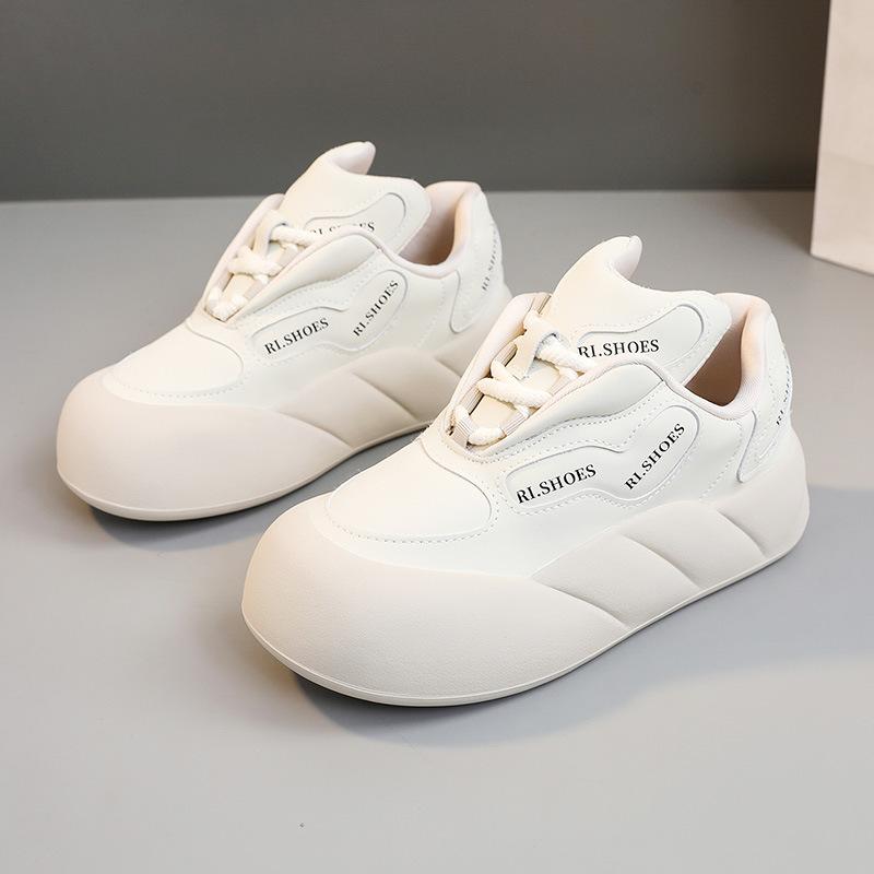 

[Customized] XY-A168 new sports shoes 2025 spring and summer little white shoes are simple and breathable, and the thick sole increases the height of 40