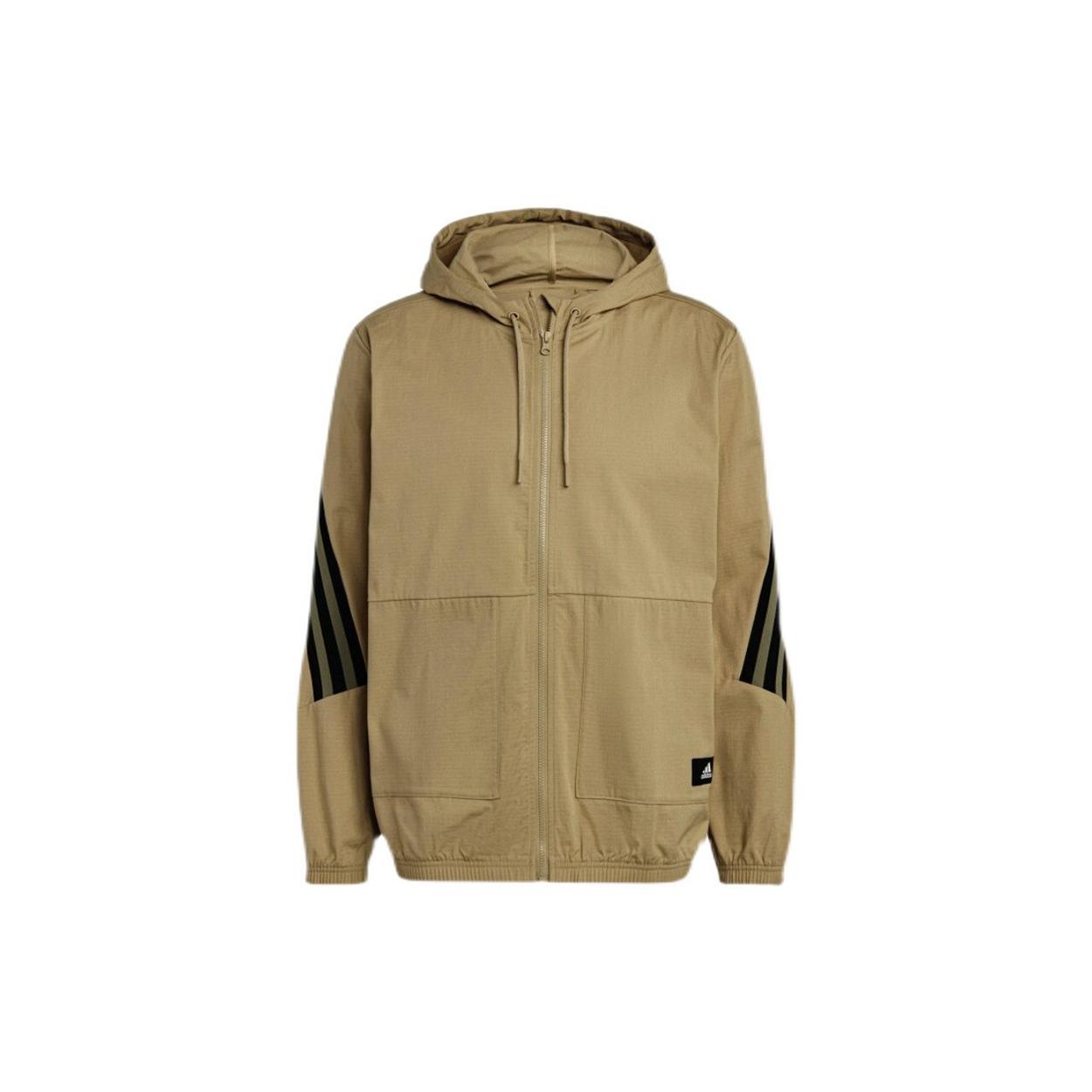 Куртки Adidas Мужские Хаки С Капюшоном Умеренная Другое H21536 L