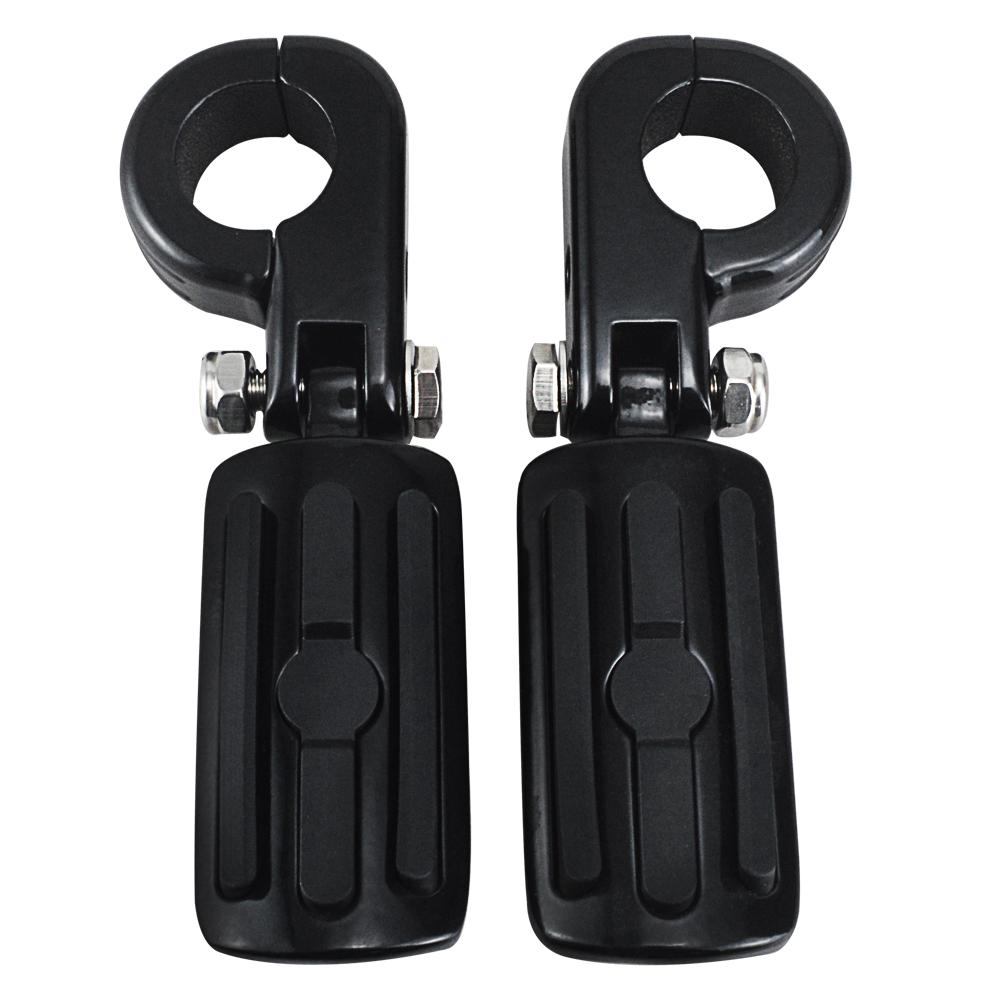 Support noir de repose pied autoroute Harley