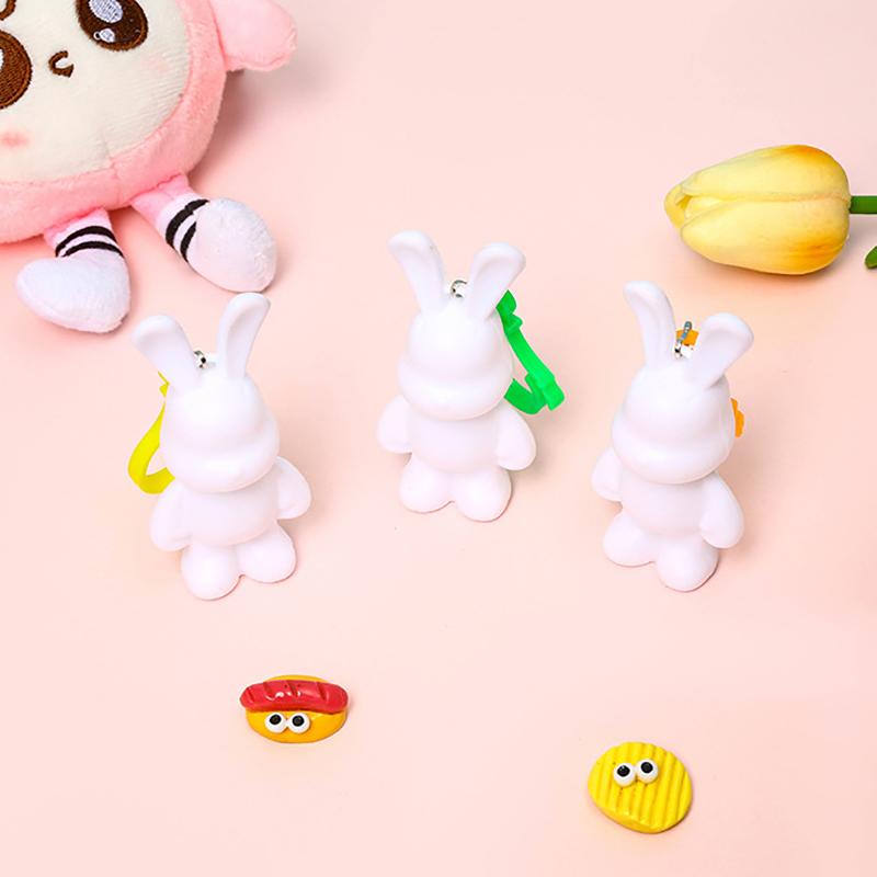 

Брелок для ключей «Сделай сам» в виде длинноухого кролика, художественные поделки, ручная работа, набор для рисования «Маленький дракончик», развивающие игрушки, подарок для ребенка