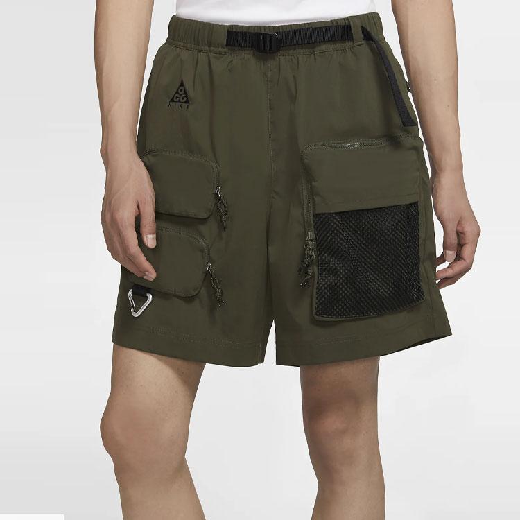 Nike ACG Series Multi-Pocket Cargo Sports Shorts Men Bottoms Army-Green CK7856-326