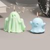 Halloween Silikonform 3D Geister Kerzenformen Handgemachte Backformen Epoxidharzformen Duftkerzenformen