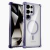 Luxury Shockproof Armor Transparent Case For Samsung Galaxy S26 S25 Ultra Plus S24 S23 S22 Note 20 For Magsafe Charge Full Cover