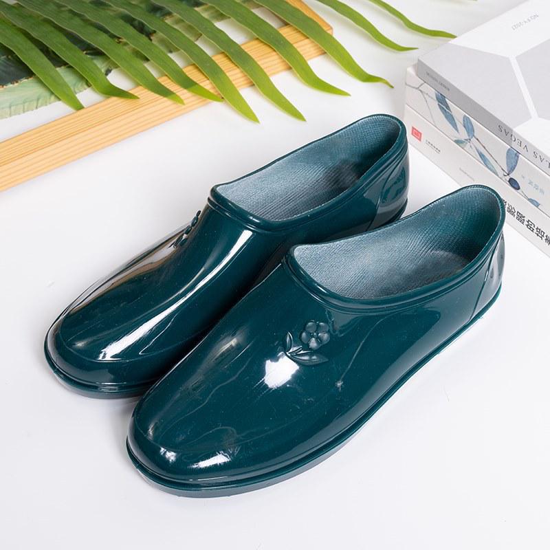 

Женские водонепроницаемые нескользящие короткие резиновые сапоги для весны и осени 36