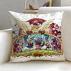 Popular Anime Delicious In Dungeon Cushion Cover Soft  EasyWash Pillow Case  Versatile for Couch Bed Travel and Office