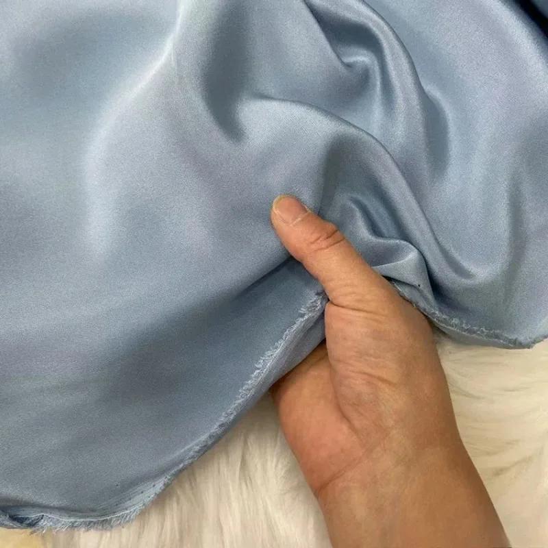 Einfarbig 100% Maulbeerseide 30 Momme Schwerer Seidenkrepp de Chine Stoff Seiden Schwerer Krepp Stoff für Bekleidung Kleider Hosen