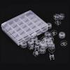 25/36 Colors Set Bobbin Thread Polyester Thread Spools Sewing Machine Bobbins With Storage Box For Embroidery Sewing Accessories