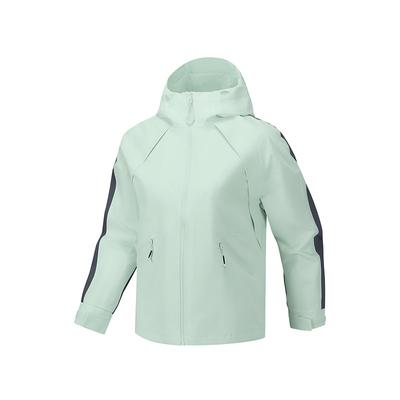 Outdoor Shell Loose Fit Hooded Long Sleeve Hiking Waterproof Windproof Water-Resistant Durable Jacket Women Jackets P126W049-01P9