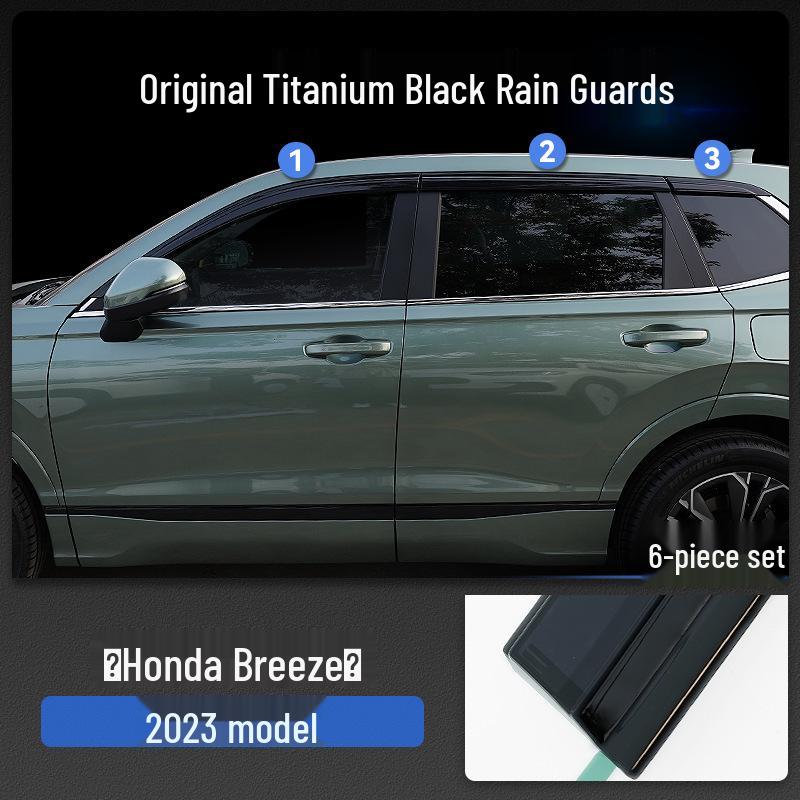 TXR Rain Visor for Honda CRV/Breeze - Window Shield & Car Decoration Accessory