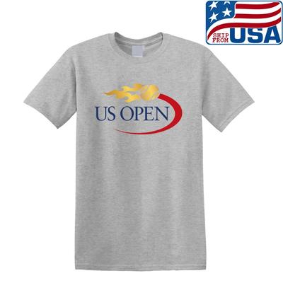 US Open Tennis Grand Slam Men's Grey Size S To 5XL