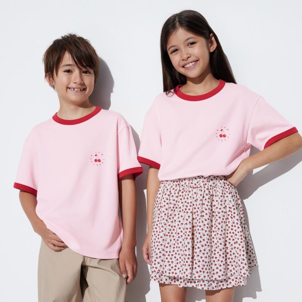 

ФУТБОЛКА UNIQLO KIDS AIRISM из ХЛОПКОВОГО ГРАФИКА С КОРОТКИМ РУКАВОМ