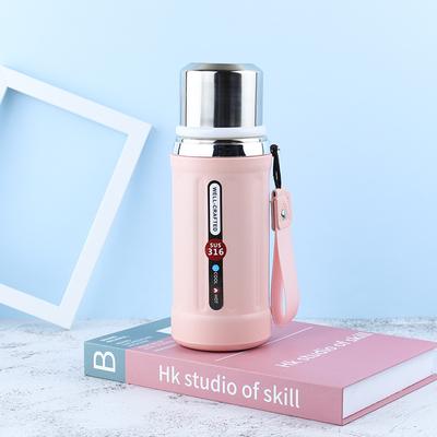 Popular Online 316 Stainless Steel Vintage Roman Column Vacuum Cup Outdoor Portable Tea Separation Large Capacity Water Cup