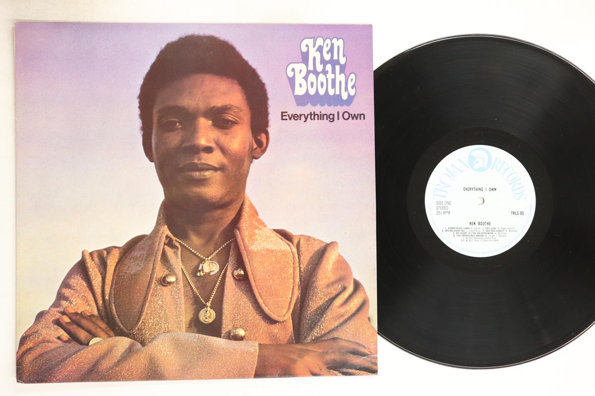 

LP Record KEN BOOTHE - Everything I Own TRLS95 Trojan Records UK Reggae, Ska & Dub Used