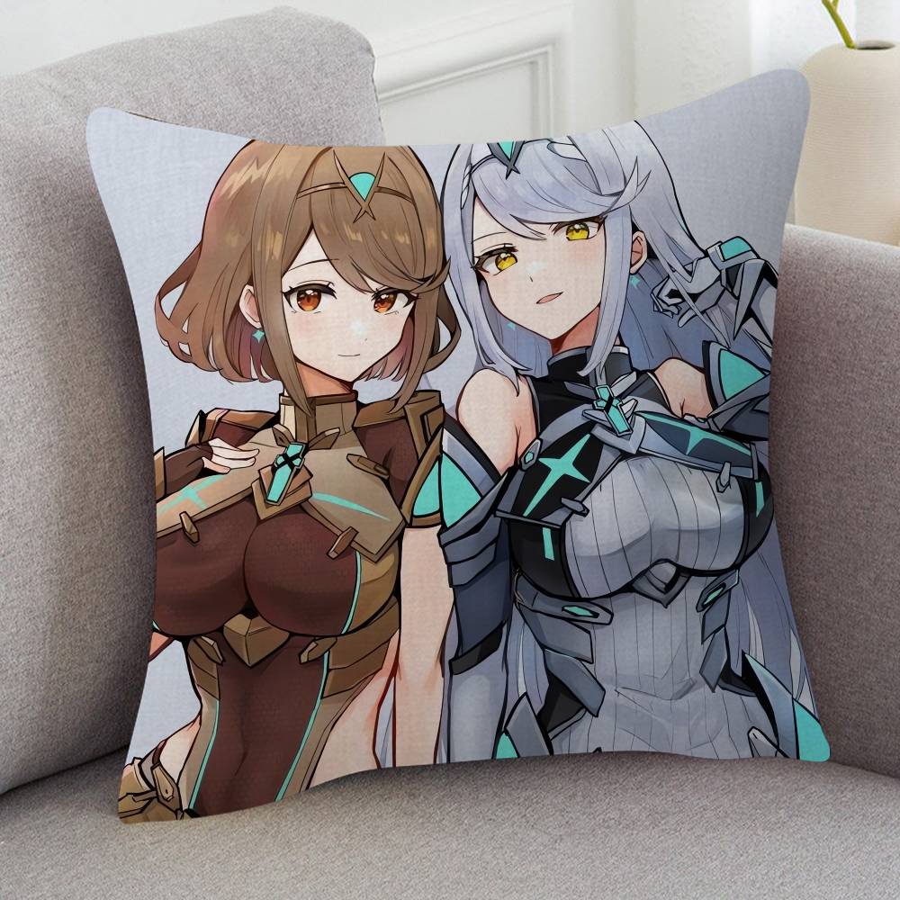 Game Xenoblade Chronicles Soft Comfortable Pillow Case Cartoon For Sofa Living Cat Room Home Office Retro Decor Protective Cover