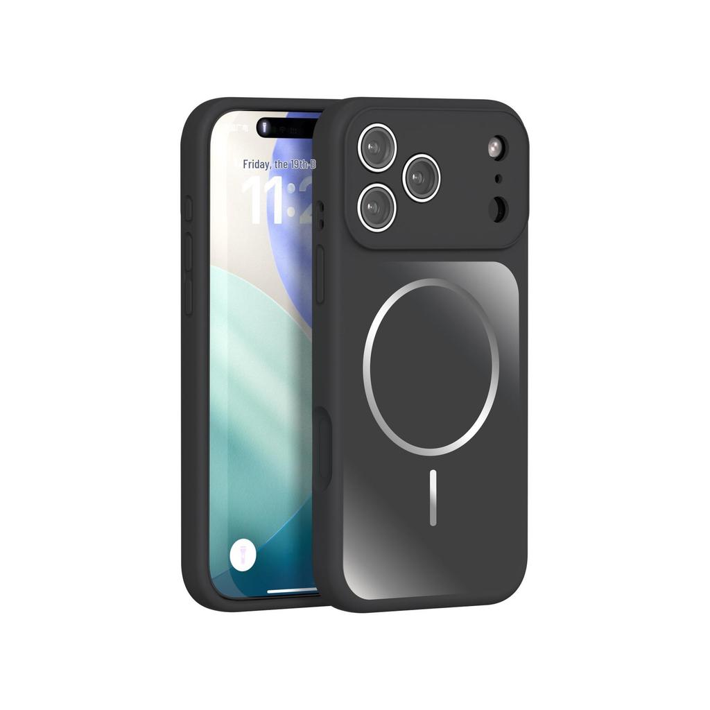 Apple Pro Max Liquid Silicone Magnetic Full Coverage iPhone Case