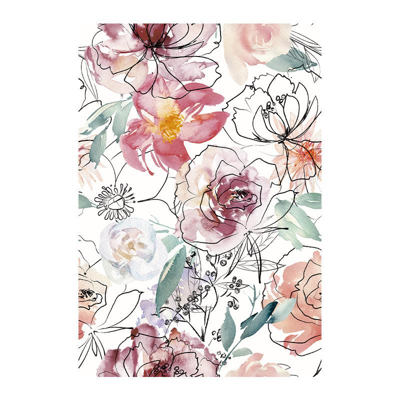 PVC Wallpaper Household Self-adhesive Background Wall Decorative Painting Wall Sticker Self-adhesive Wall Covering Bedroom Wallpaper Self-adhesive