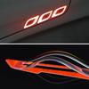 Car reflective decorative stickers, anti-collision strips, night glow reflective safety warning stickers, body stickers
