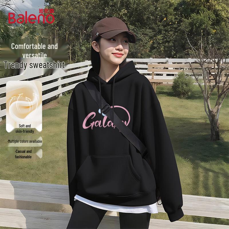Baleno Women's Oversized Hooded Pullover Sweatshirt